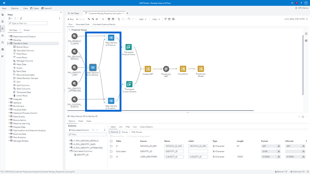 Image 8: Data Transformations For Customer Propensity Recipe